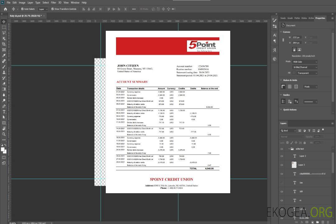 États-Unis Texas 5Point Bank Excel template États-Unis Texas 5Point Bank Excel template